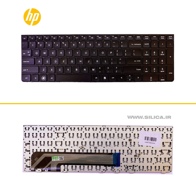 کیبورد لپ تاپ HP 4530 بدون فریم و رنگ مشکی با اینتر کوچک + قیمت و خرید کیبرد لپ تاپ با قیمت مناسب و کیفیت بالا + ضمانت کالا