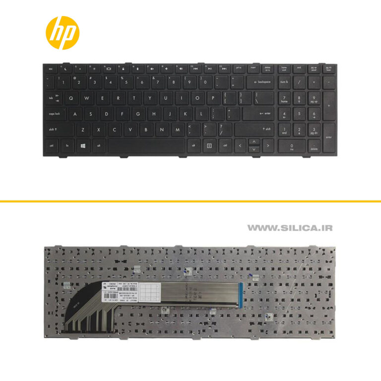 کیبورد لپ تاپ HP 4540 بدون فریم و رنگ مشکی با اینتر کوچک + قیمت و خرید کیبرد لپ تاپ با قیمت مناسب و کیفیت بالا + ضمانت کالا