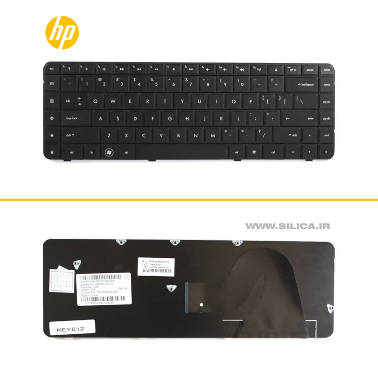 کیبورد لپ تاپ HP CQ62 بدون فریم و رنگ مشکی با اینتر کوچک + قیمت و خرید کیبرد لپ تاپ با قیمت مناسب و کیفیت بالا + ضمانت کالا