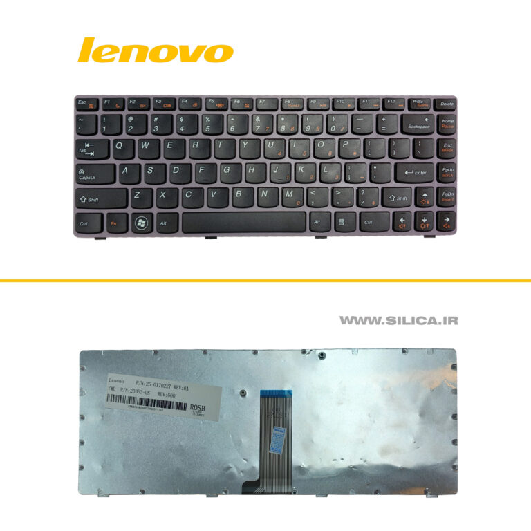 کیبورد لپ تاپ LENOVO Z470 به رنگ مشکی با اینتر کوچک + قیمت و خرید کیبرد لپ تاپ با قیمت مناسب و کیفیت بالا + ضمانت کالا