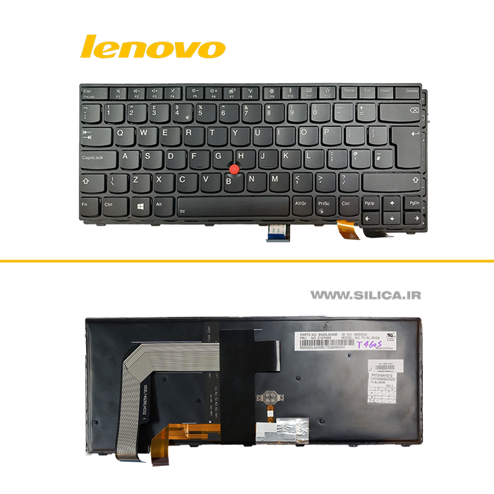 کیبورد لپ تاپ LENOVO T460 به رنگ مشکی با اینتر کوچک + قیمت و خرید کیبرد لپ تاپ با قیمت مناسب و کیفیت بالا + ضمانت کالا