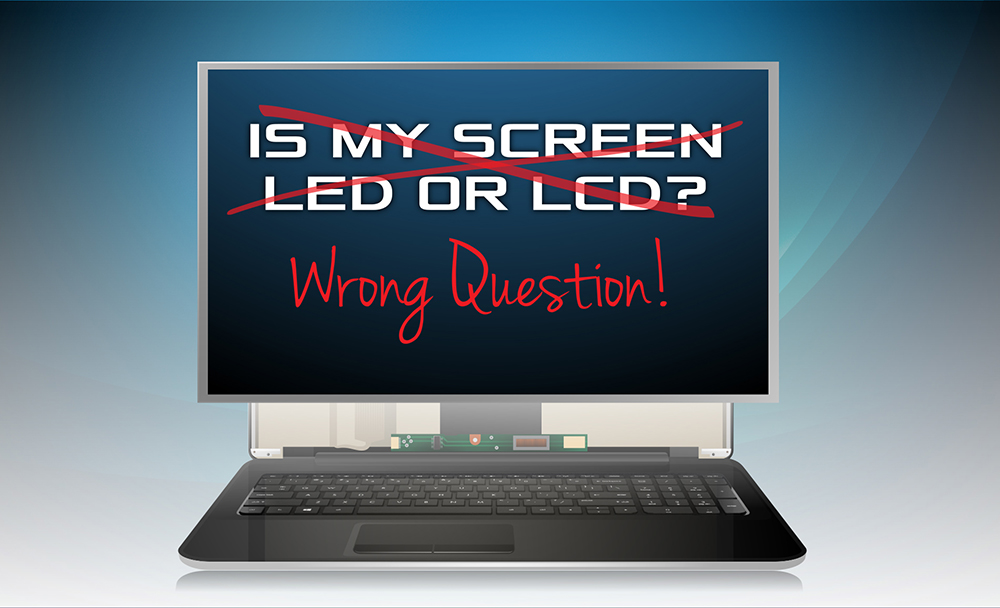 تشخیص نوع lcd و led لپ تاپ