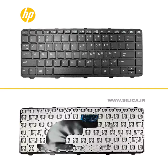 کیبورد لپ تاپ اچ پی HP 640-G1 بدون فریم و رنگ مشکی با اینتر کوچک + قیمت و خرید کیبرد لپ تاپ با قیمت مناسب و کیفیت بالا + ضمانت 7روزه کالا