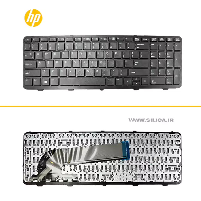 کیبورد لپ تاپ اچ پی HP 450-G1 بدون فریم و رنگ مشکی با اینتر کوچک + قیمت و خرید کیبرد لپ تاپ با قیمت مناسب و کیفیت بالا + ضمانت 7روزه کالا