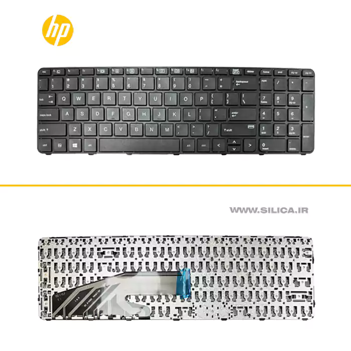 کیبورد لپ تاپ اچ پی HP 450-g3 بدون فریم و رنگ مشکی با اینتر کوچک + قیمت و خرید کیبرد لپ تاپ با قیمت مناسب و کیفیت بالا + ضمانت 7روزه کالا