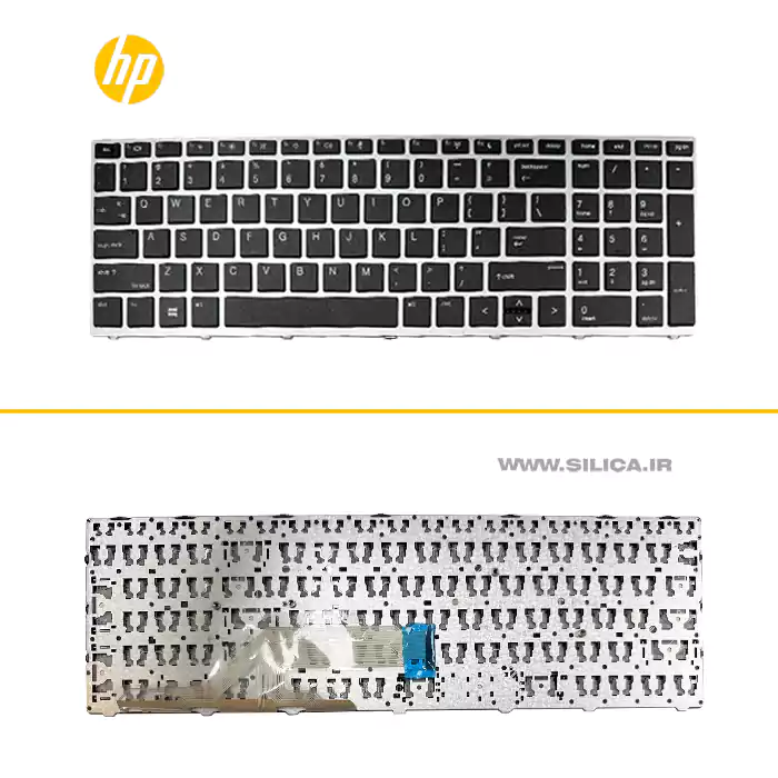 کیبورد لپ تاپ اچ پی HP 450-G5 بدون فریم و رنگ مشکی با اینتر کوچک + قیمت و خرید کیبرد لپ تاپ با قیمت مناسب و کیفیت بالا + ضمانت 7روزه کالا