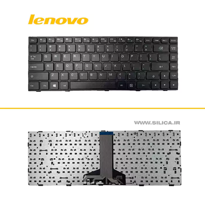 کیبورد لپ تاپ لنوو LENOVO 100-14IBD بدون فریم و رنگ مشکی با اینتر کوچک + قیمت و خرید کیبرد لپ تاپ با قیمت مناسب و کیفیت بالا + ضمانت 7روزه کالا