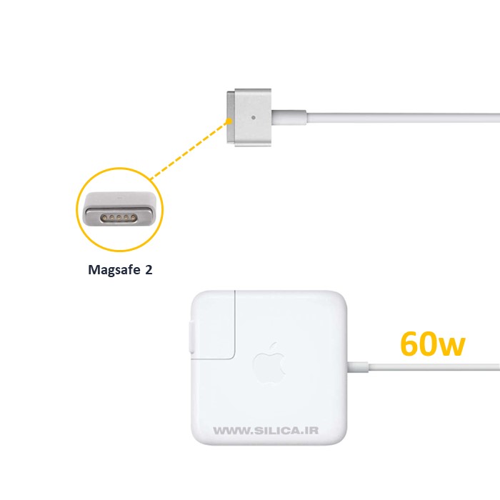 آداپتور لپ تاپ مک بوک 60w 16.5v 3.65a + تخفیفات استثنائی روی انواع قطعات لپ تاپ با کیفیت بالا و ضمانت کالا