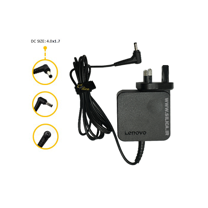 آداپتور و شارژر لپ تاپ اورجینال مربعی LENOVO 20V 2.25A با سری 4.0 * 1.7 دارای توان خروجی 45 وات و ولتاژ خروجی 20 ولت می باشد.
